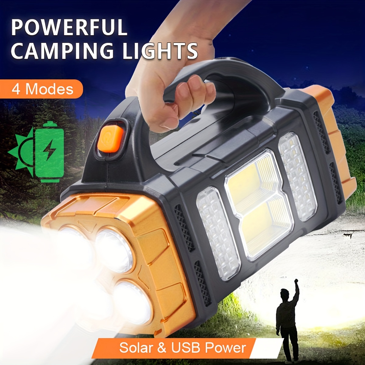 New Upgrade Rechargeable High  - Outdoor Camping Decor ulasan dan harga