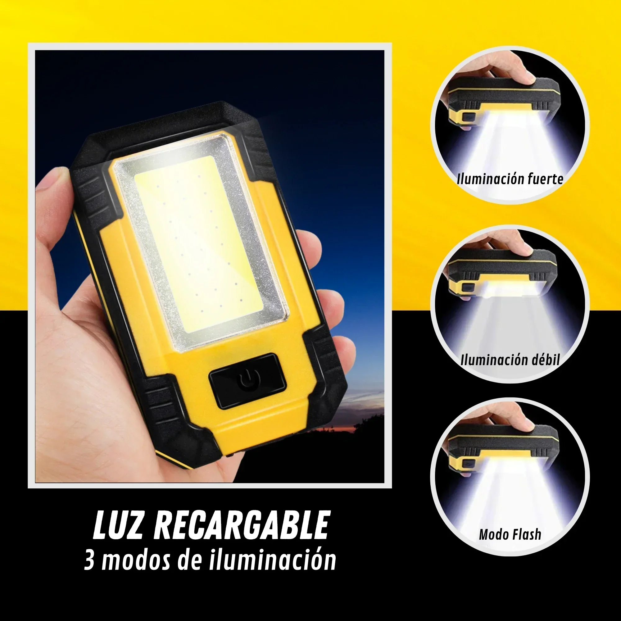 Portable 4000MaH Rechargeable  - Outdoor Camping Decor ulasan dan harga