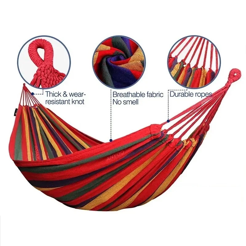 1pc Outdoor Canvas Hammock Cam - Camping Rope ulasan dan harga