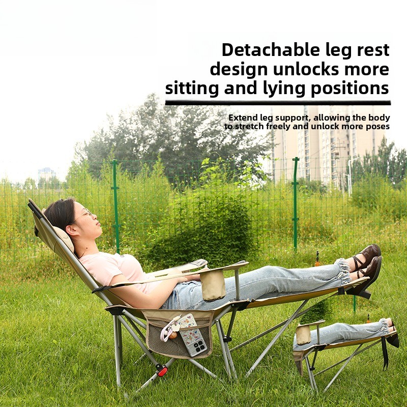 Portable Adjustable Folding Re - Outdoor Camping Recliner ulasan dan harga