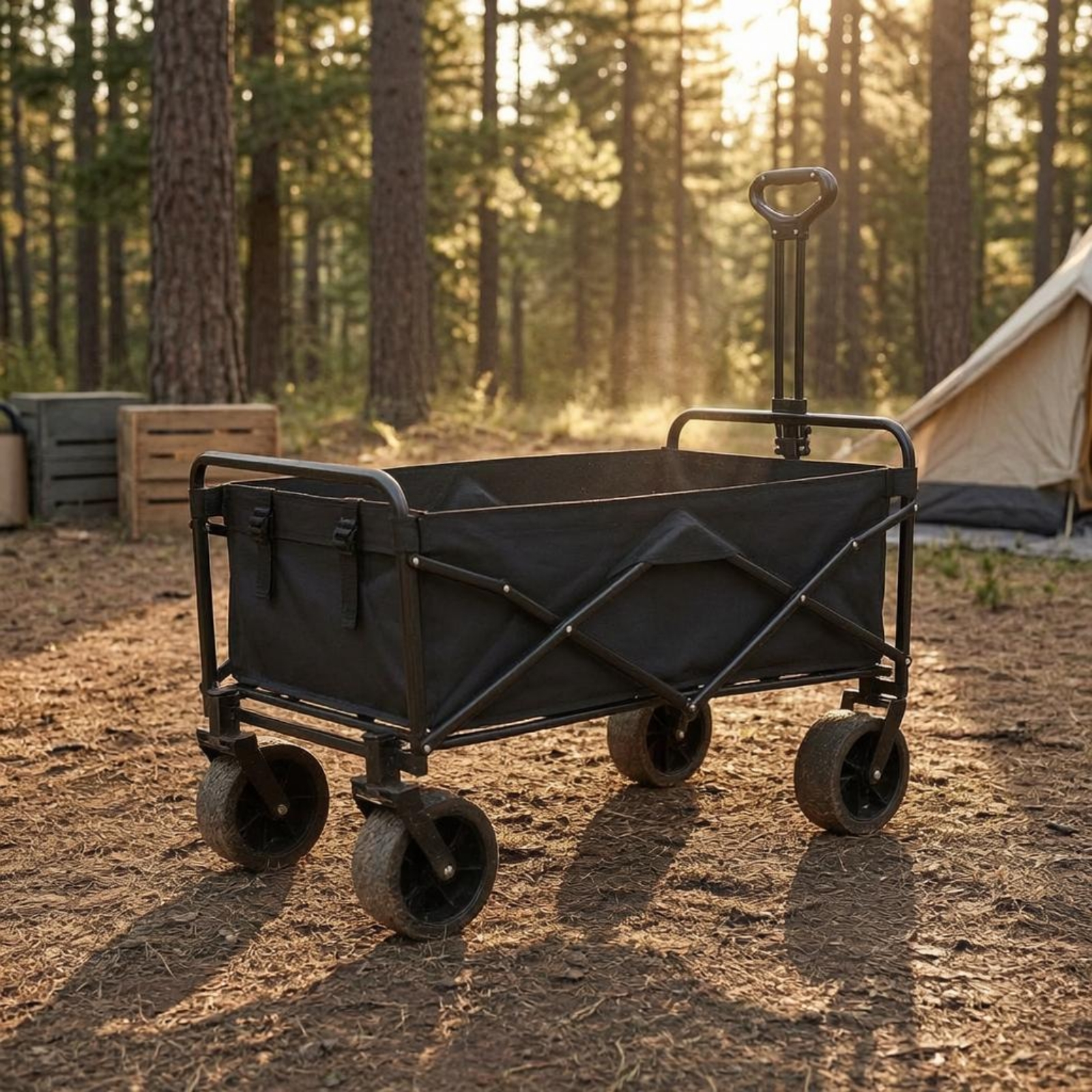 Foldable Camping Wagon Portabl - Jinli Outdoor Camping ulasan dan harga