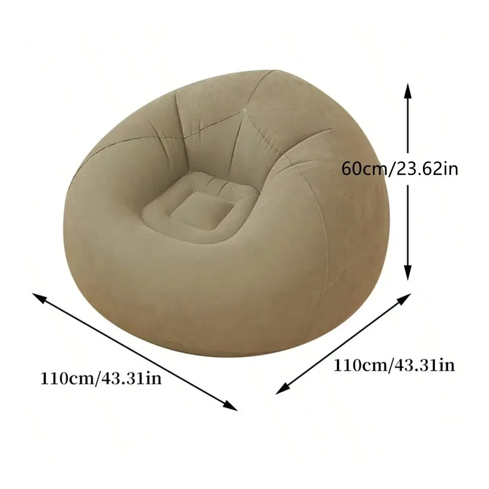 Inflatable Slouchy Sofa Chair, - Outdoor Camping Recliner ulasan dan harga