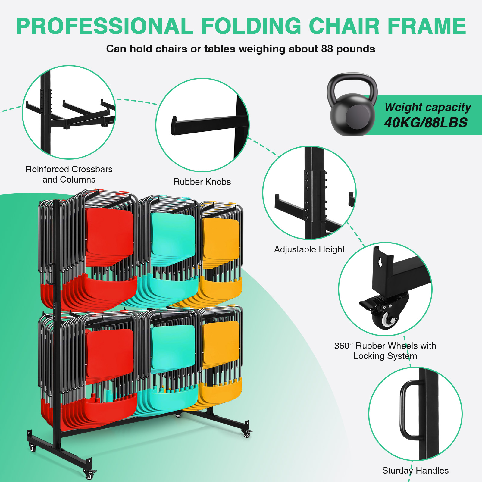 Metal Folding Chair Storage Ra - Folding Chair ulasan dan harga