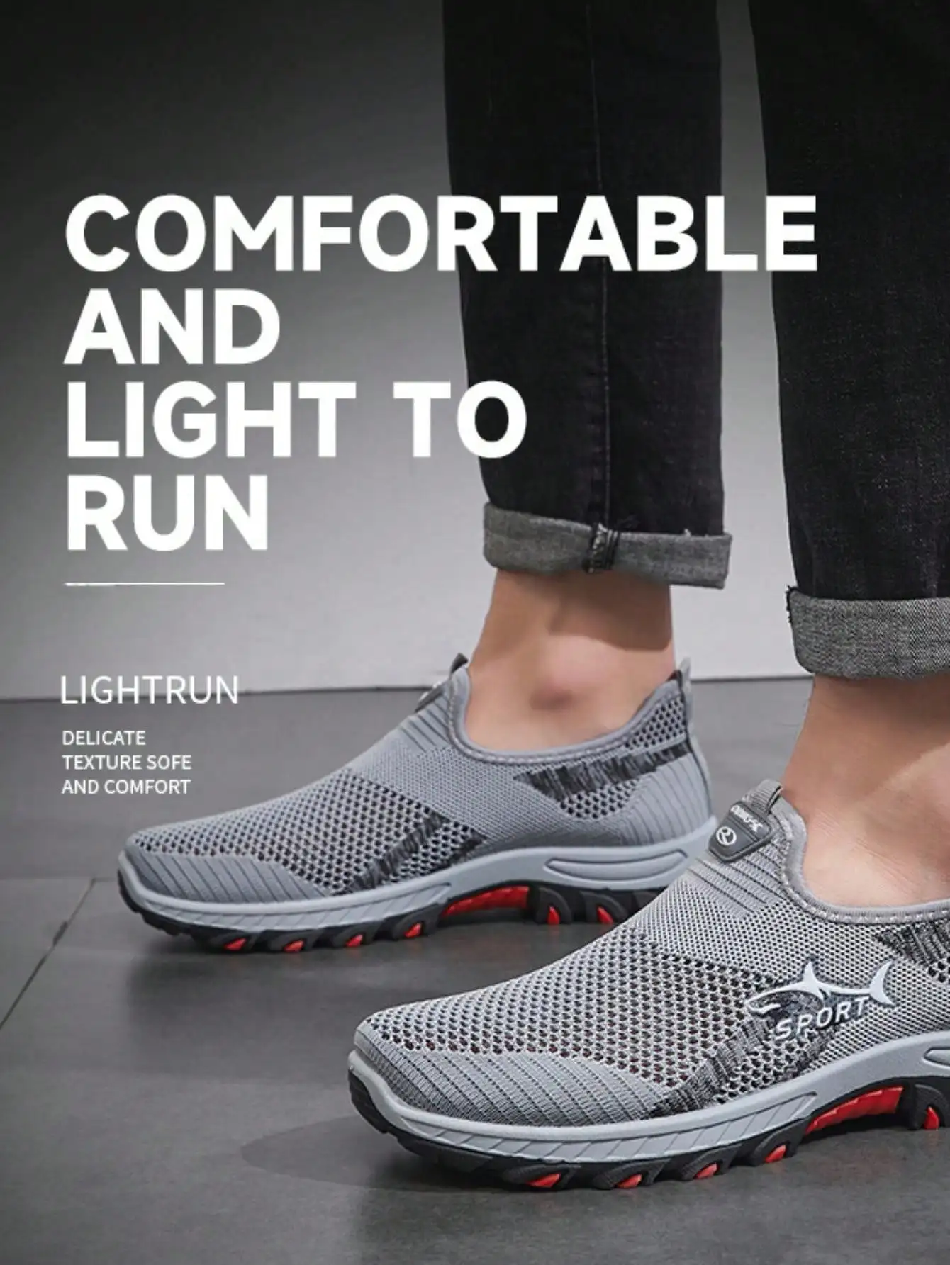 Men's Breathable Slip On Mesh  - Outdoor Activities In Camping ulasan dan harga
