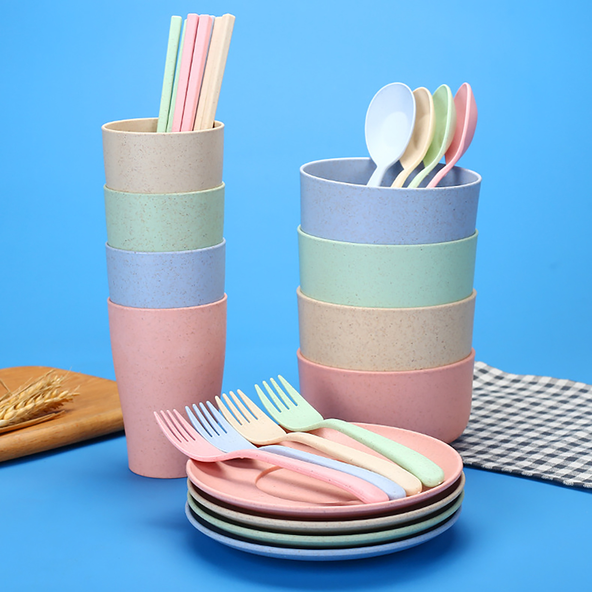Fork Spoon Chopsticks Bowls Cu - Outdoor Camping Outfit ulasan dan harga