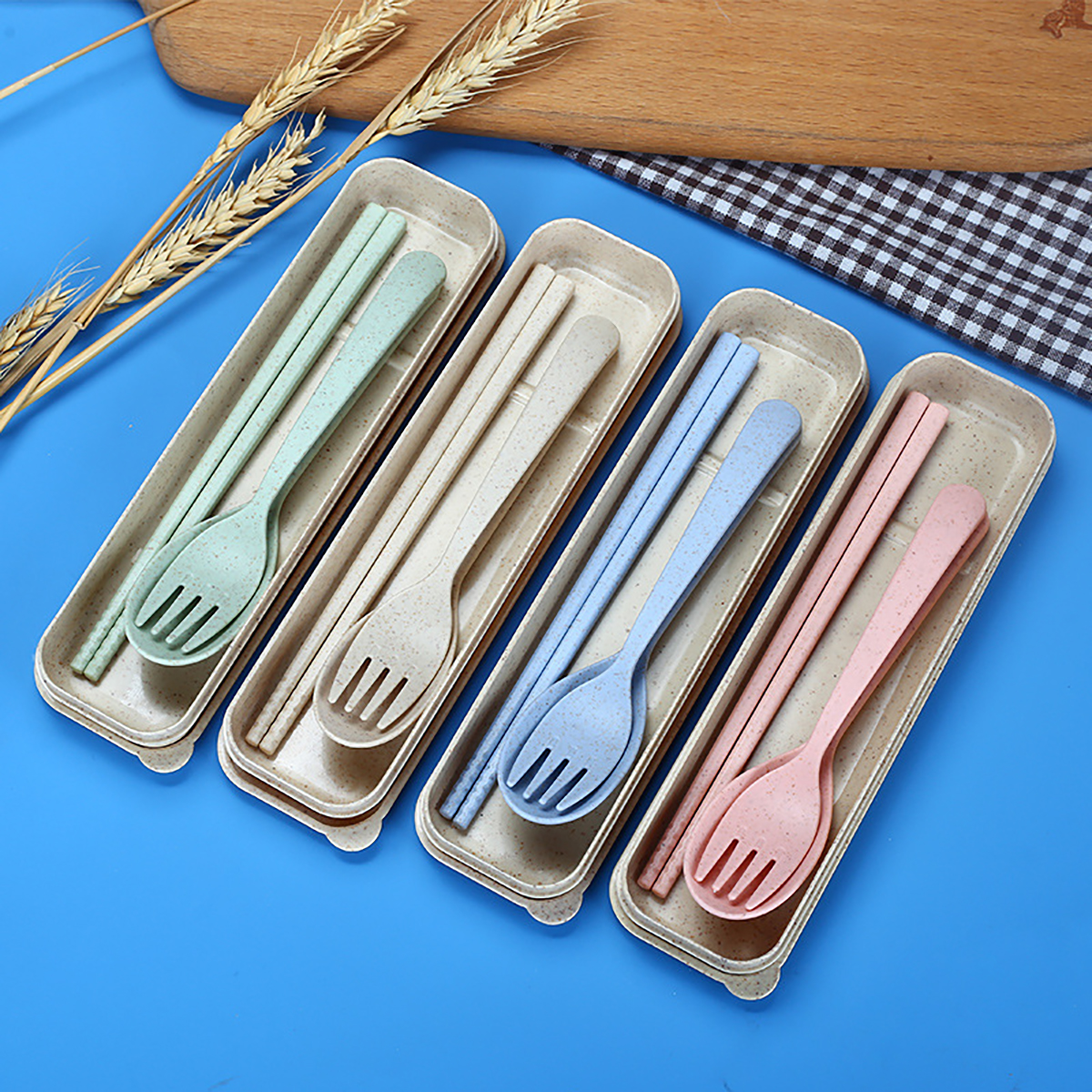 Fork Spoon Chopsticks Bowls Cu - Outdoor Camping Outfit ulasan dan harga
