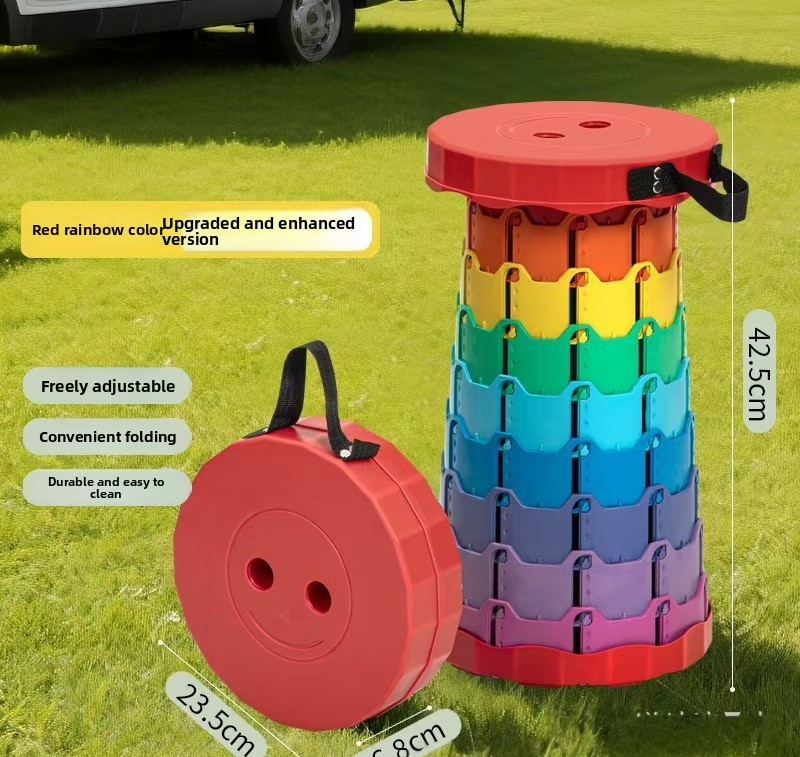 Thickened Retractable Work Sto - Folding Chair ulasan dan harga