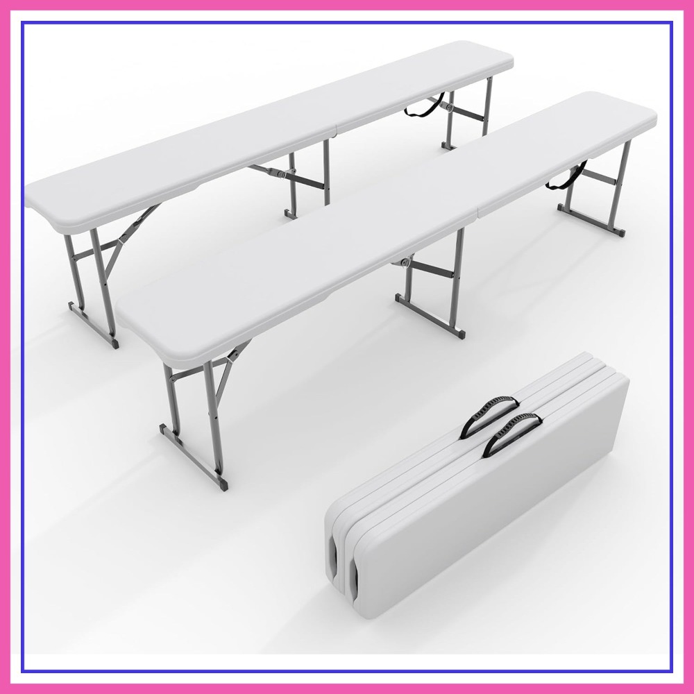 6FT Folding Bench 2 Pack, Port - Outdoor Activities In Camping ulasan dan harga