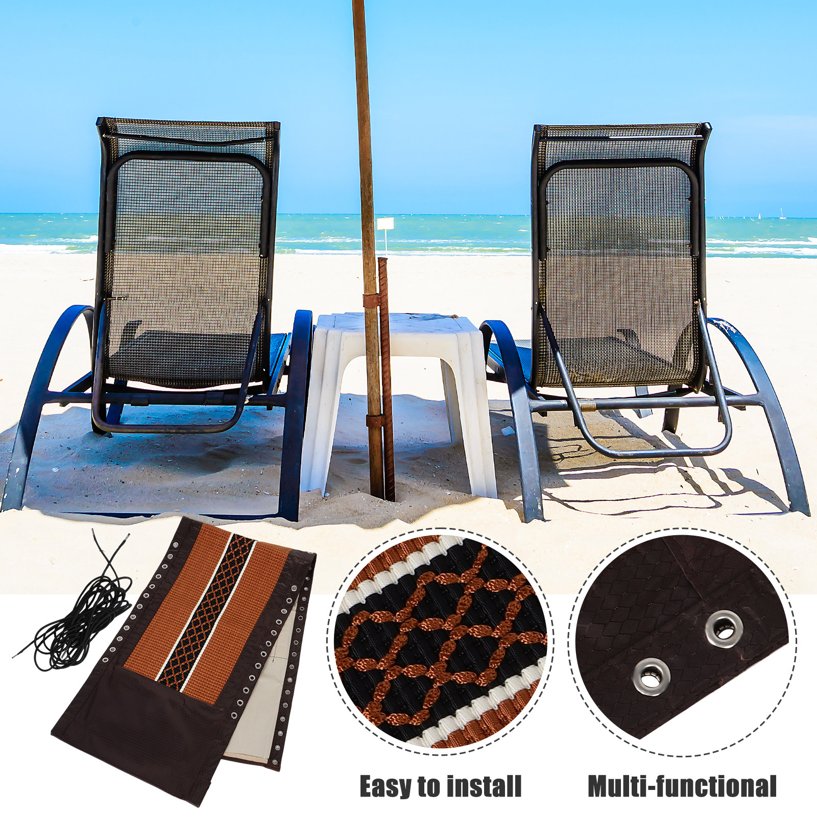 1Set Portable Chair Replacemen - Outdoor Camping Recliner ulasan dan harga