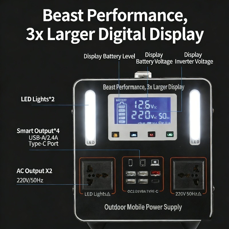 500Wh 500W 220V Portable Power - Outdoor Camping Outfit ulasan dan harga