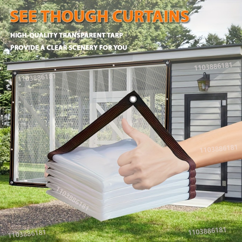 Transparent Outdoor Tarpaulin  - Outdoor Camping Dog Fence ulasan dan harga