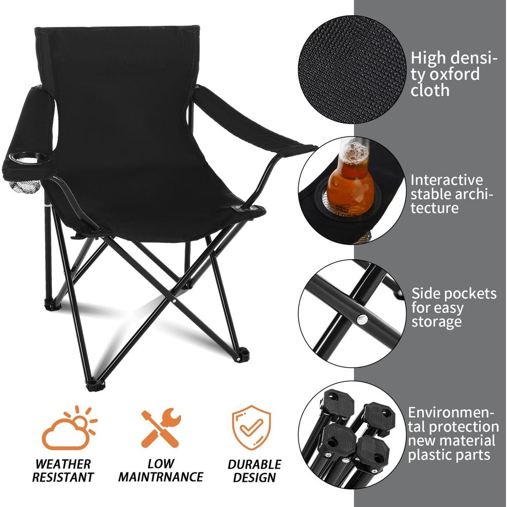 Portable Folding Camping Chair - Outdoor Activities In Camping ulasan dan harga
