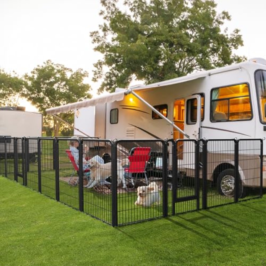 Dog Playpen Outdoor 40 inch 12 - Outdoor Camping Dog Fence ulasan dan harga