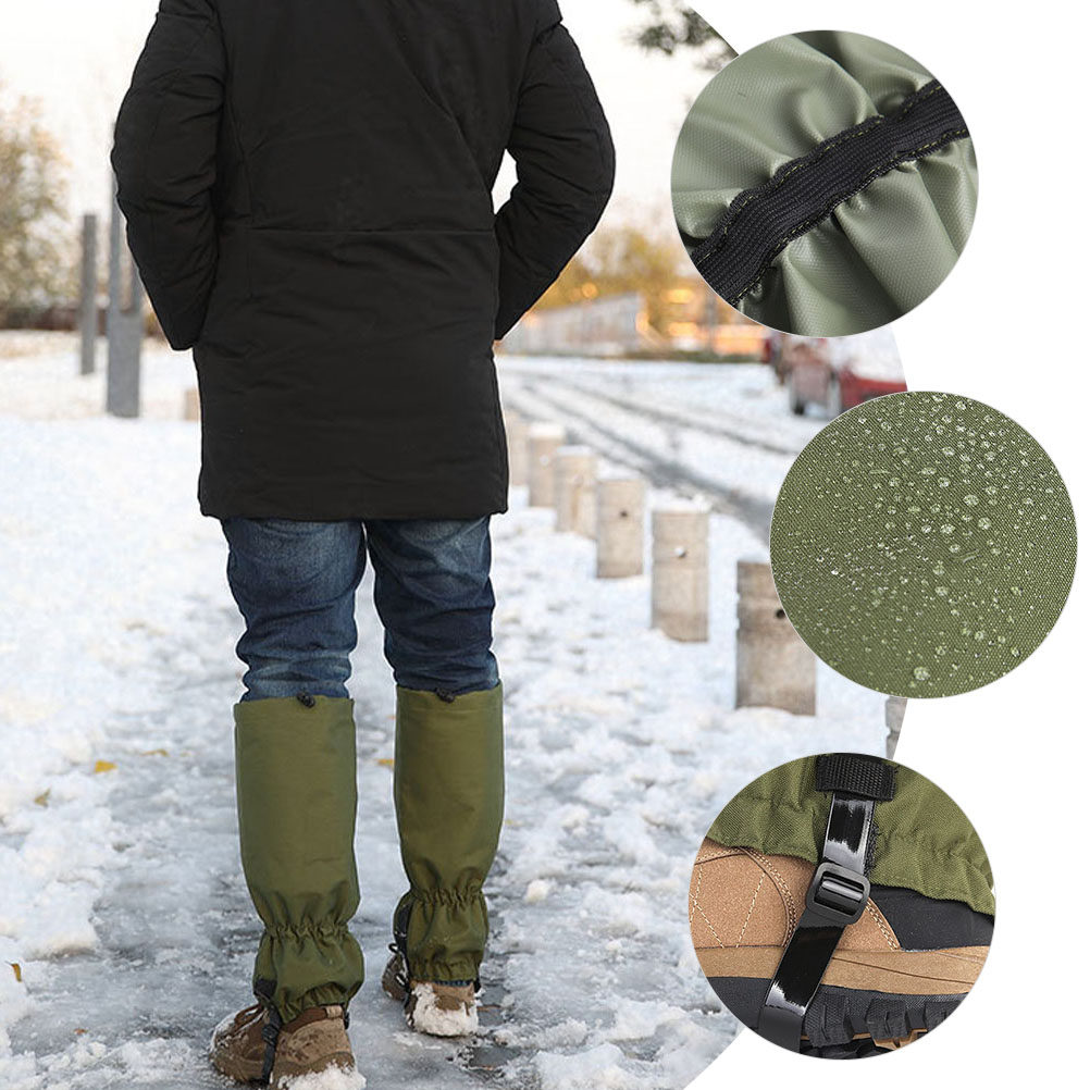 1Pair Waterproof Snow Gaiters  - Outdoor Activities In Camping ulasan dan harga