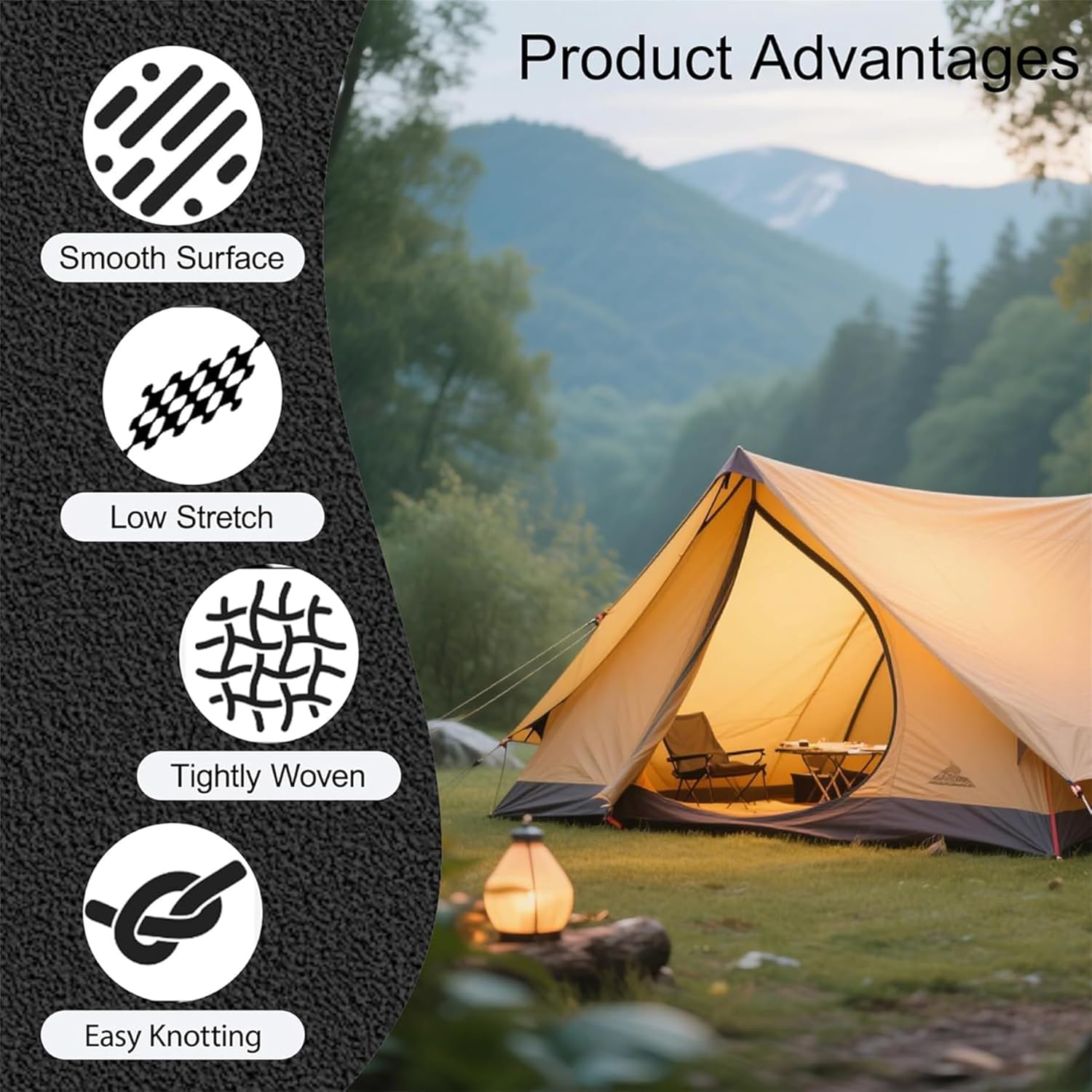 5/8 x 200FT Heavy Duty Braided - Camping Rope ulasan dan harga