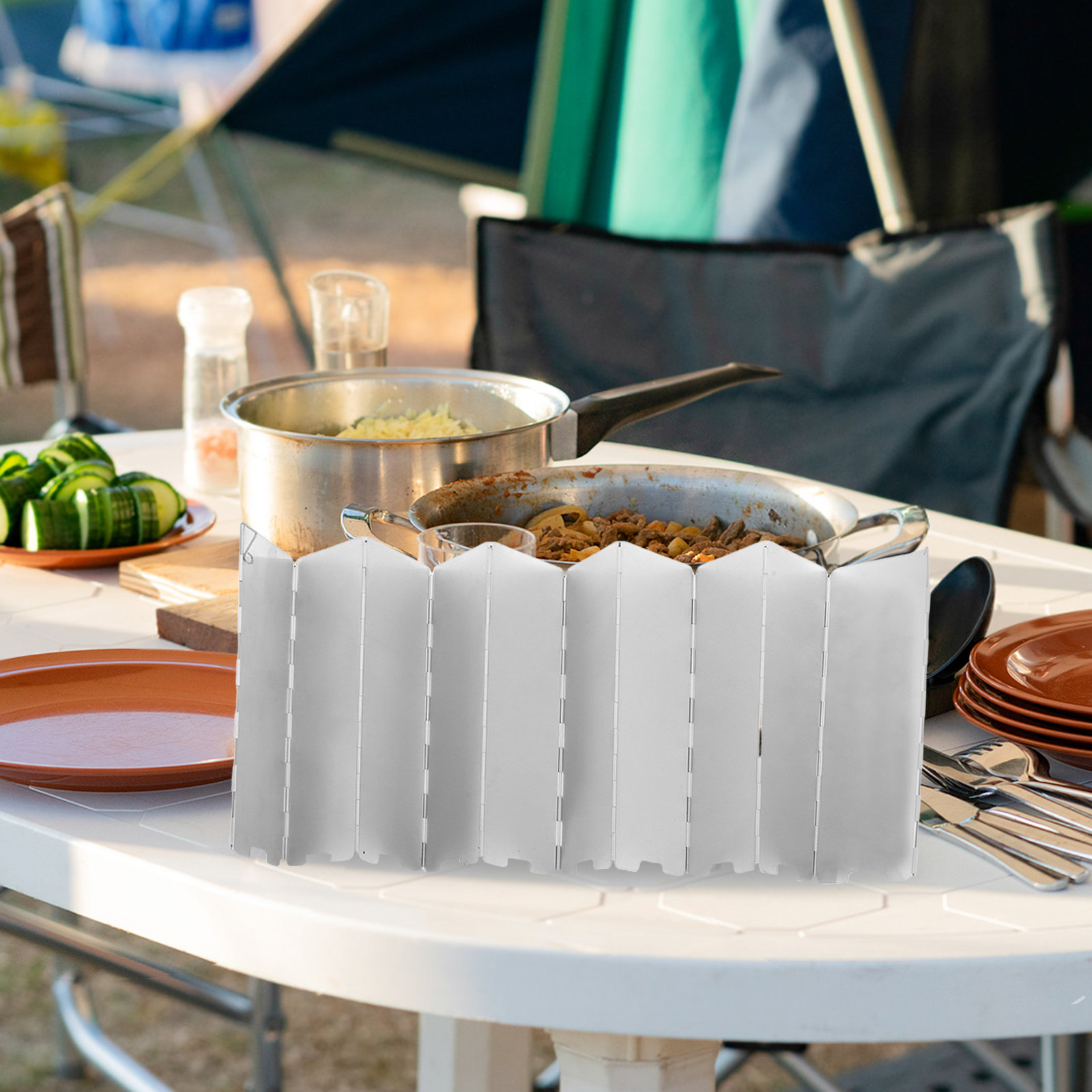 Foldable Aluminum Outdoor Prop - Outdoor Camping Stove ulasan dan harga