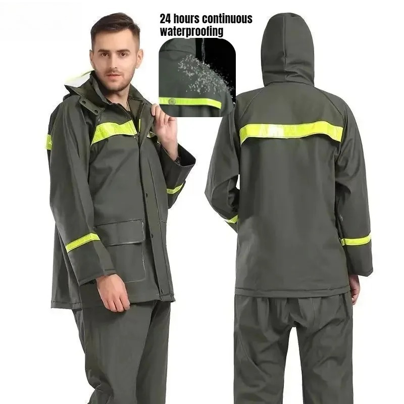 Riding Raincoat and Rain Pants - Camping Rain Poncho ulasan dan harga