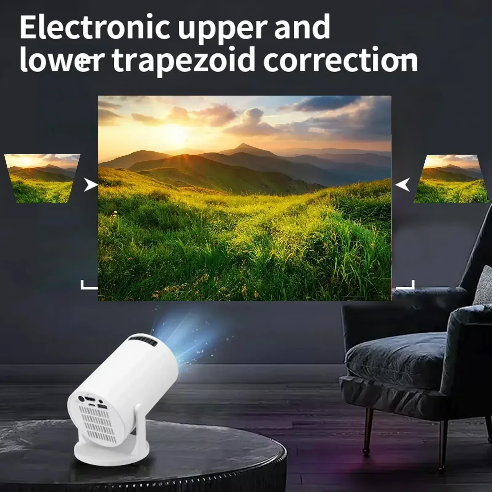 New HY300 Portable 4K Projecto - Outdoor Camping Videos ulasan dan harga
