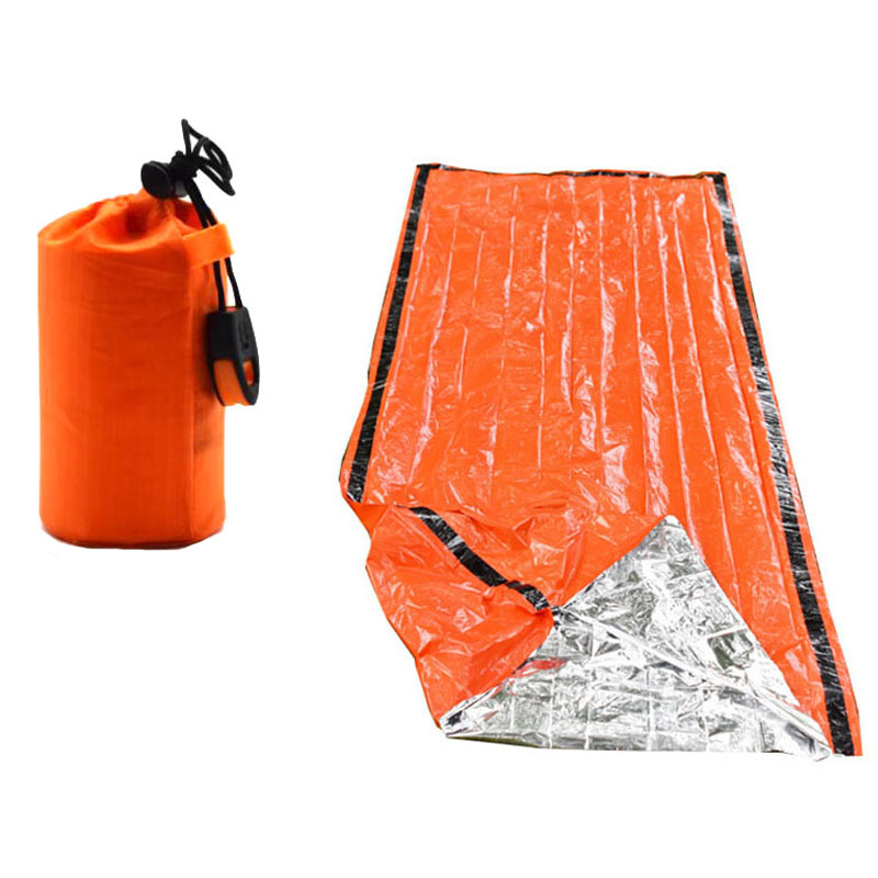 Portable Waterproof Emergency  - Camping Rain Poncho ulasan dan harga