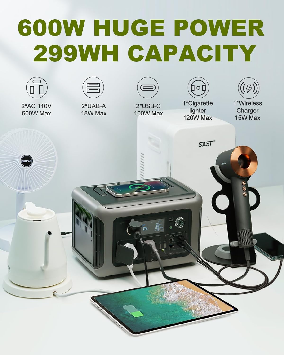 ALLPOWERS Portable Power Stati - Outdoor Camping Outfit ulasan dan harga