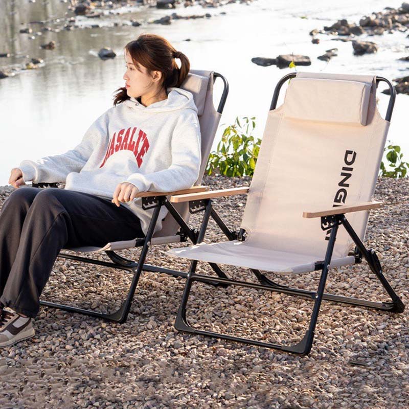Outdoor Folding Chair Portable - Outdoor Camping Recliner ulasan dan harga