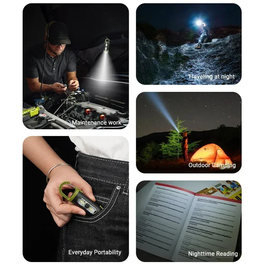 Powerful EDC LED Flashlight Ke - Outdoor Camping Decor ulasan dan harga