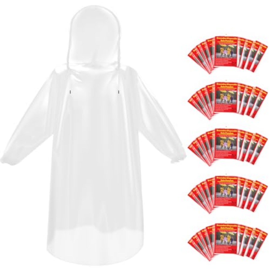 and and Disposable Rain Poncho - Camping Rain Poncho ulasan dan harga