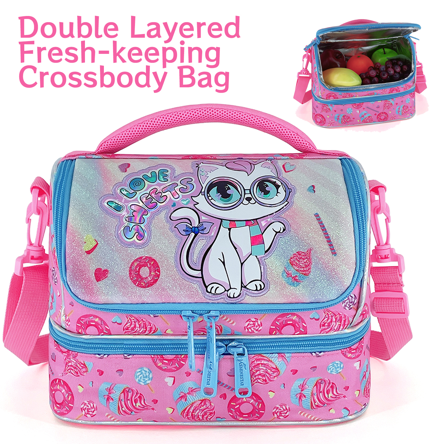 Lunch Bag for Kids Large Capac - Outdoor Activities In Camping ulasan dan harga