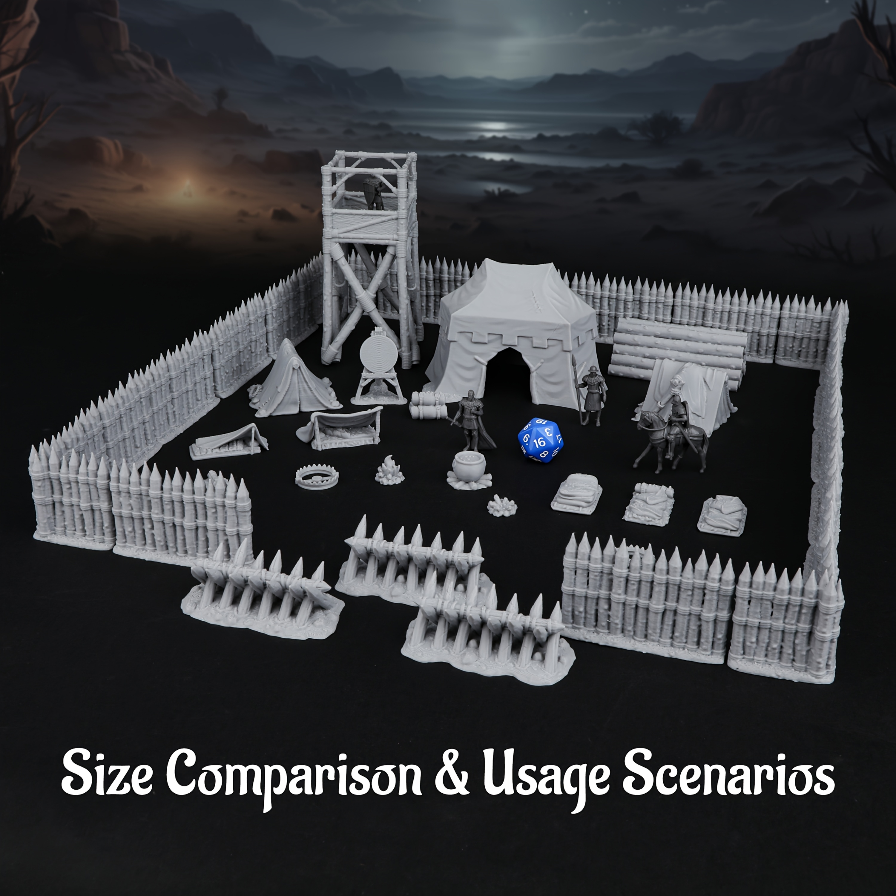 RPG Modular Camp Miniature Ter - Outdoor Camping Outfit ulasan dan harga