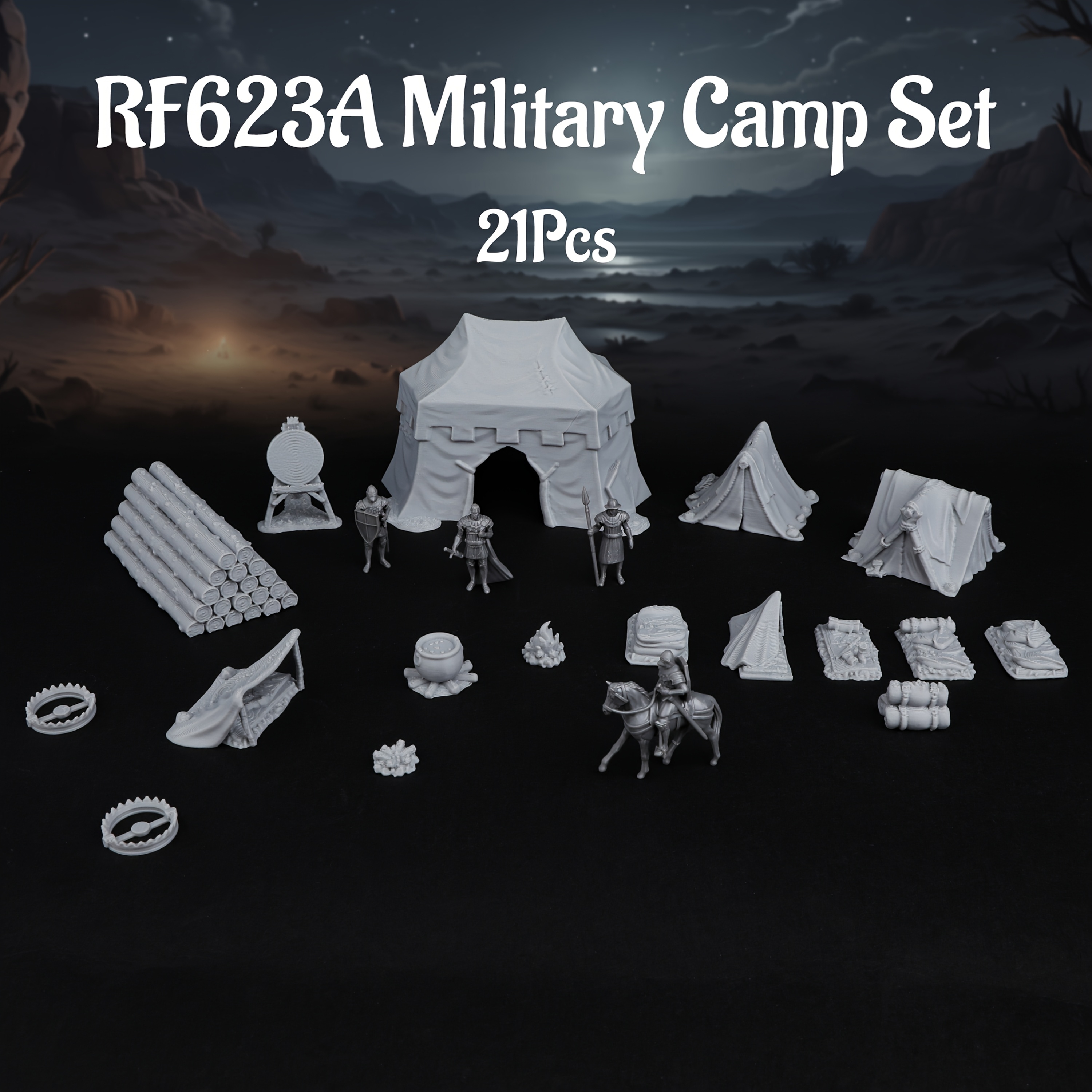 RPG Modular Camp Miniature Ter - Outdoor Camping Outfit ulasan dan harga