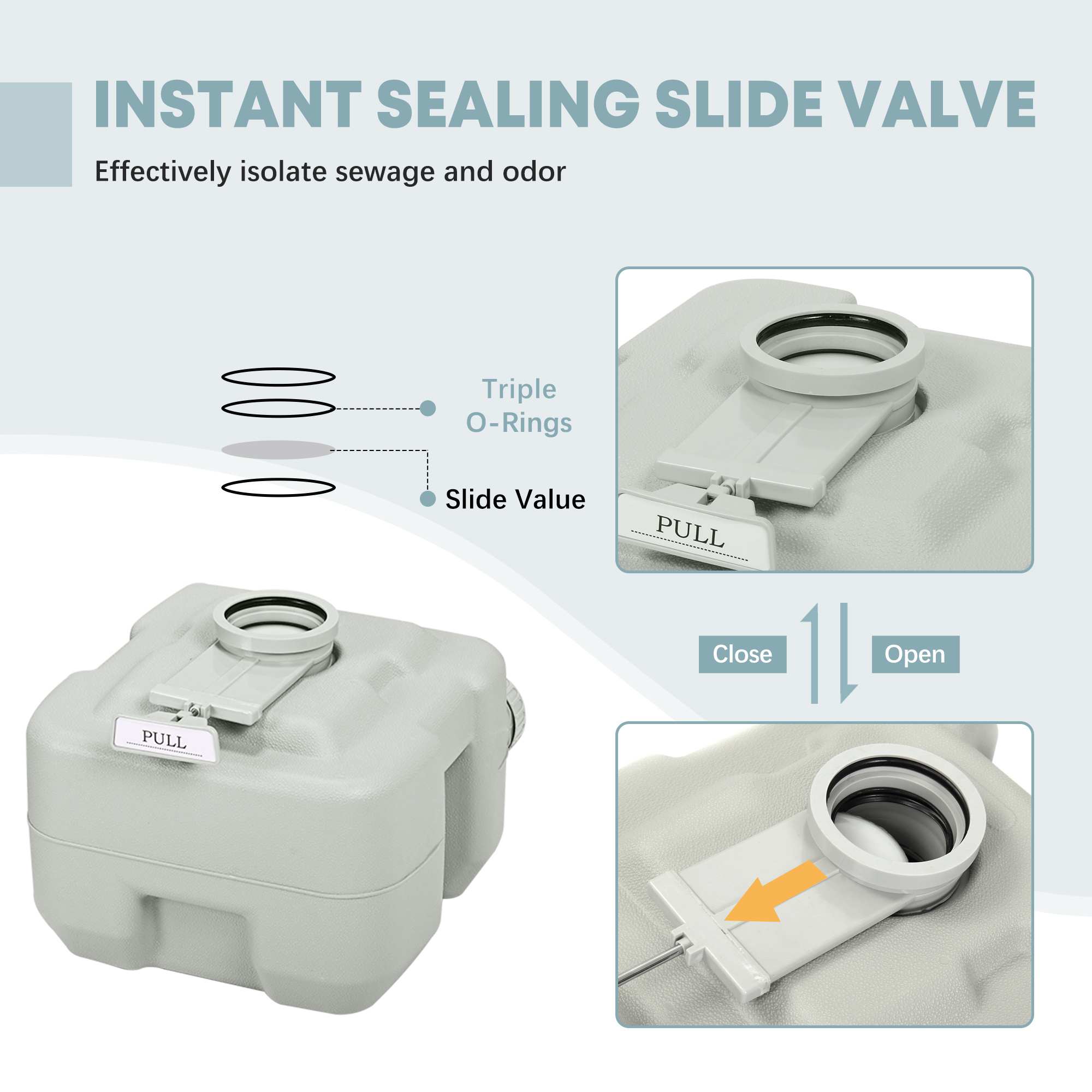 5.3 Gallon Separate-able Splas - Outdoor Camp ulasan dan harga