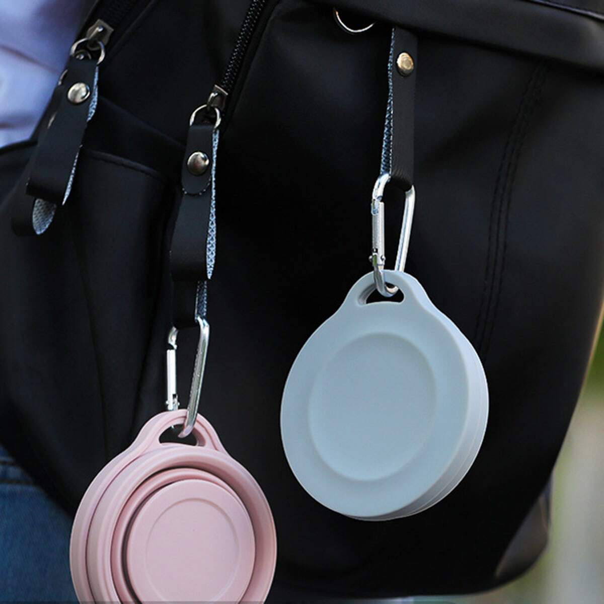 1pc Pink Collapsible Silicone  - Outdoor Activities In Camping ulasan dan harga