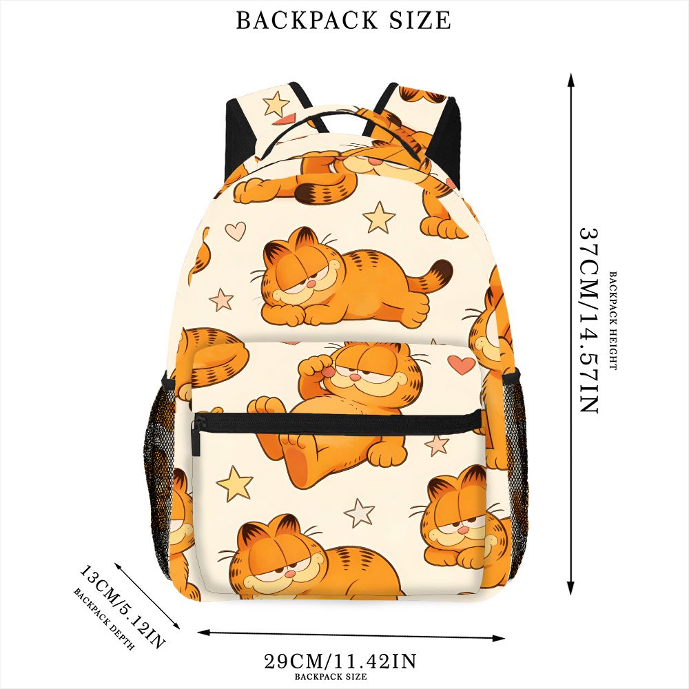 Funny Lazy Garfield Backpack S - Outdoor Camping Bag ulasan dan harga